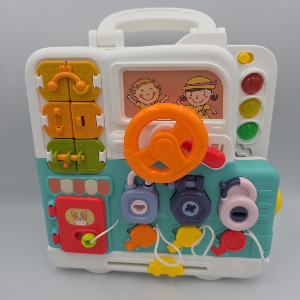 montessori toys busy board MOTOR HOME Suitcase baby toddler‎ sensory educational